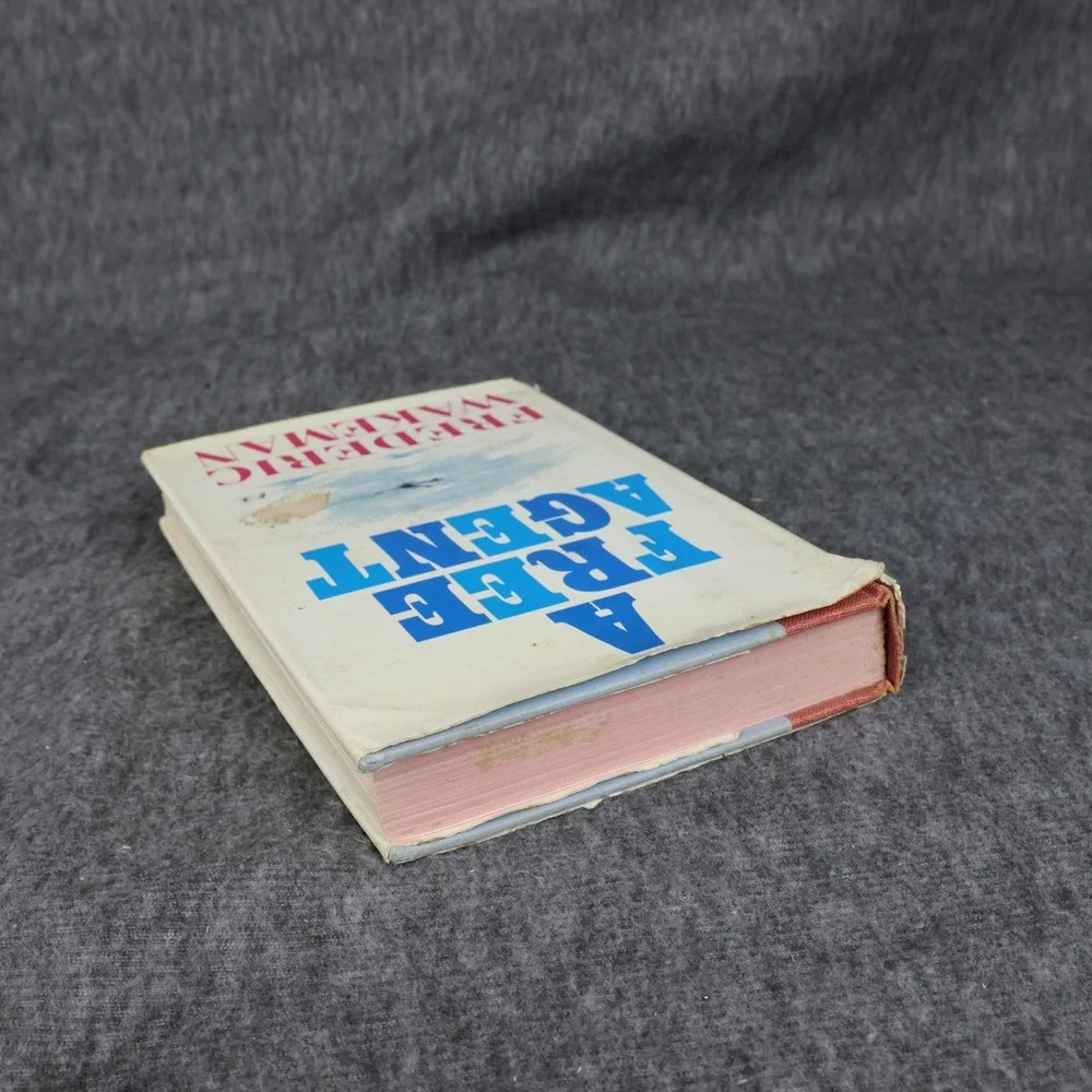 Vintage A Free Agent Frederic Wakeman Simon & Schuster HC DJ 1963 USA Novel
